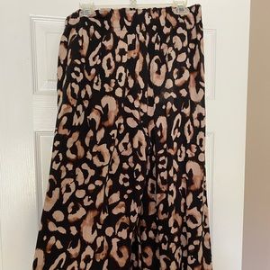 Wide leg palazzo pants with stretchy waist